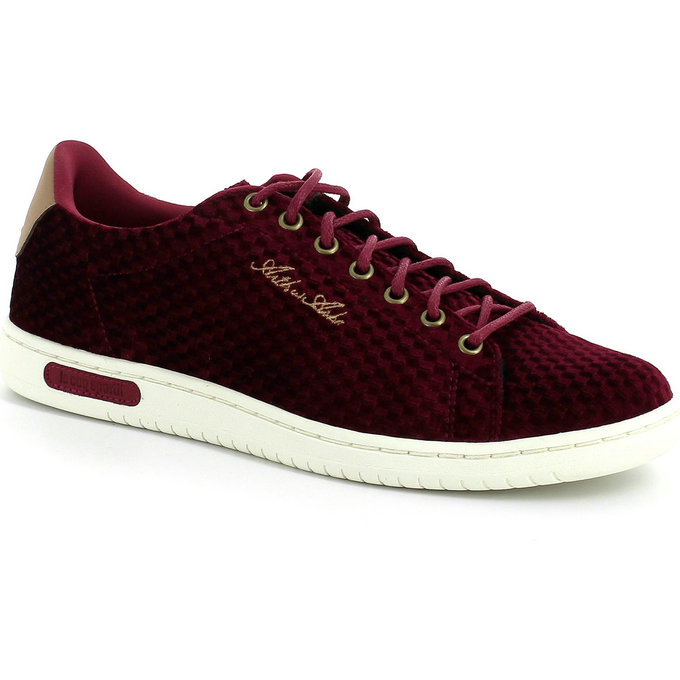 Le Coq Sportif Arthur Ashe Velvet W Prune 1520721 Violet Chaussures Homme